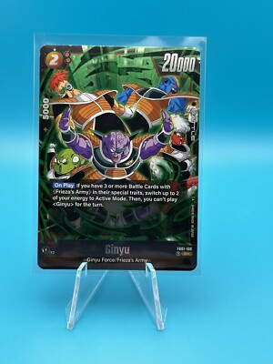 ginyu dragon ball super card game Dragon CardGINYUC(SB02-049) (SB-02) Japanese Single Frieza Saga Ginyu Fusion World: Awakened Pulse