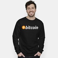Digital Currency Investor Logo Sweatshirt Coin Trader the Moon Gift Top Jumper