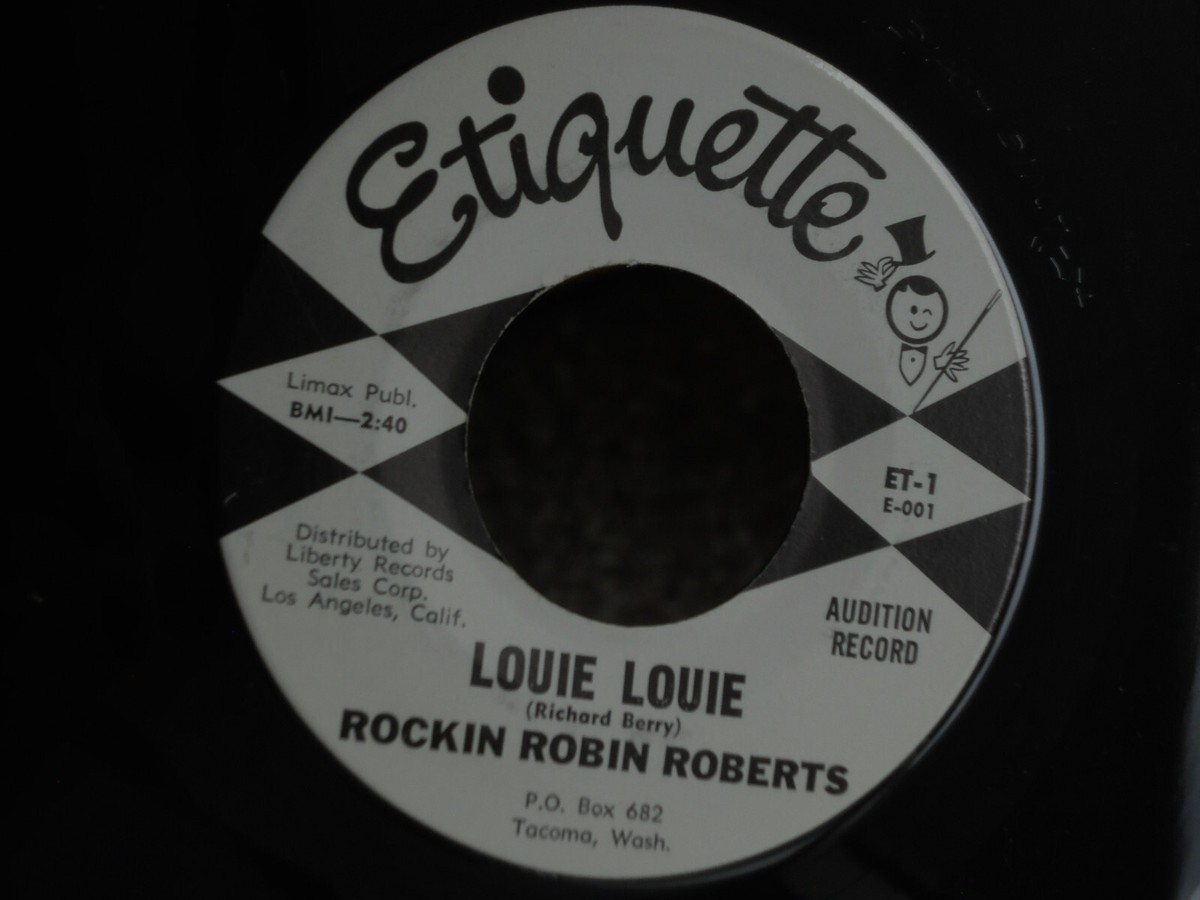 Z6 ETIQUETTE ETR-1 AUDITION GARAGE ROCK ROCKIN ROBIN ROBERTS LOUIE