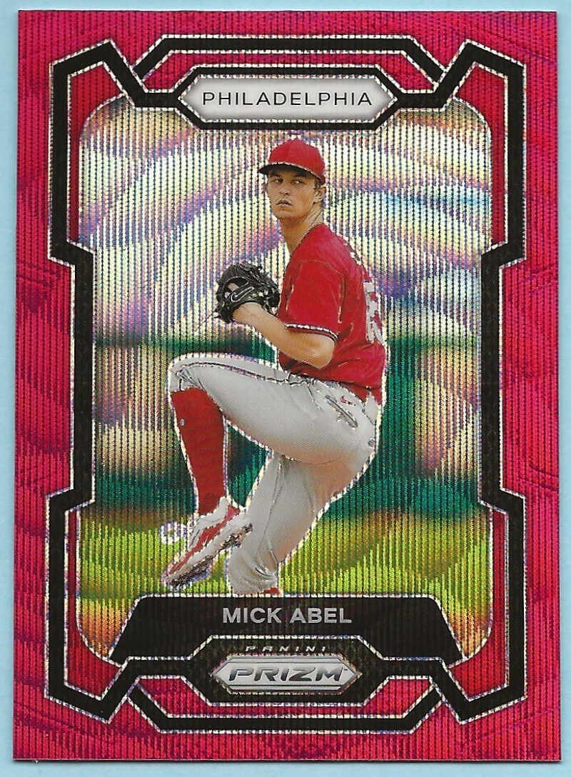 2024 Panini Prizm #243 Mick Abel Red Wave
