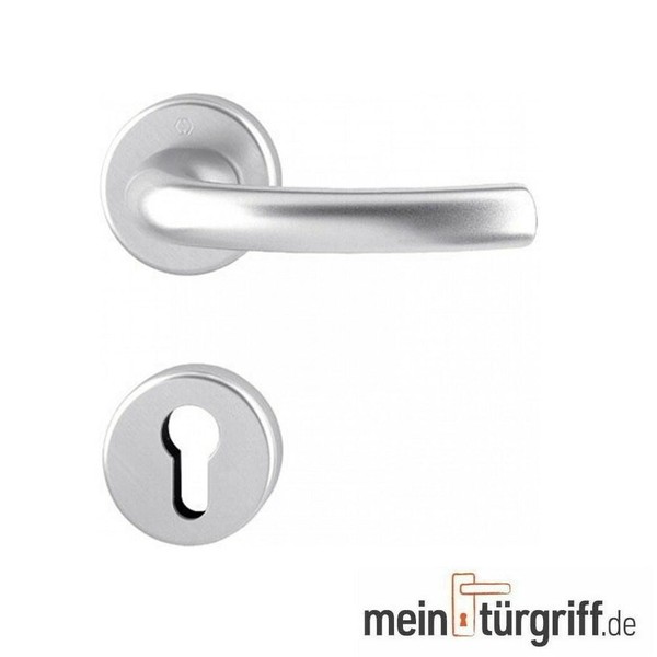 Hoppe TüRdrüCker Tokyo Rosette Pz Alu F1 Natur TüRgriff TüRbeschlag DrüCker-image