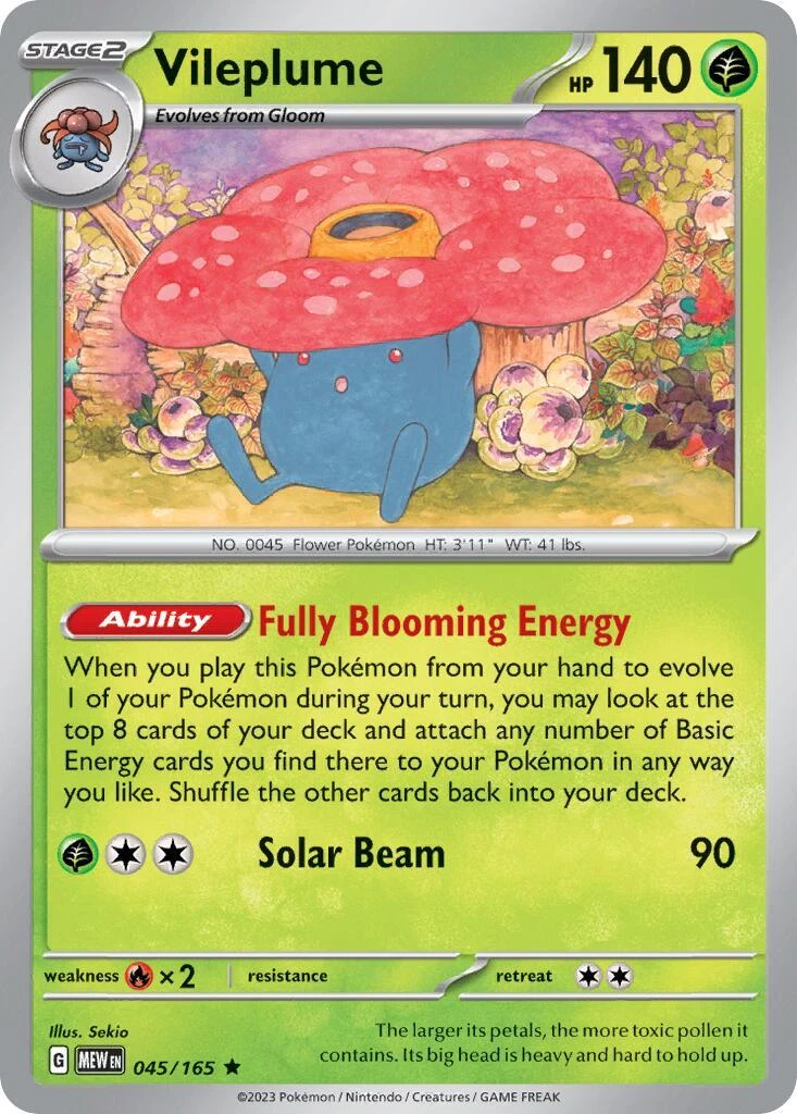 Vileplume Pokémon TCG Cards for sale | eBay
