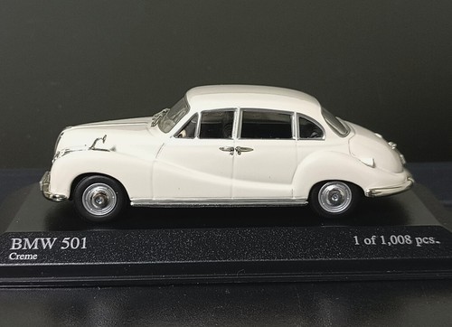 1/43 BMW 501 Limousine 2.6 white 1953 MINICHAMPS - Picture 9 of 10
