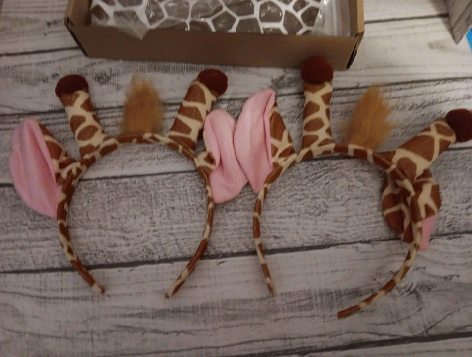 Cosplay Giraffe Headband Tail 2 Sets Costume Dress up Cosplay - Image 4 of 4