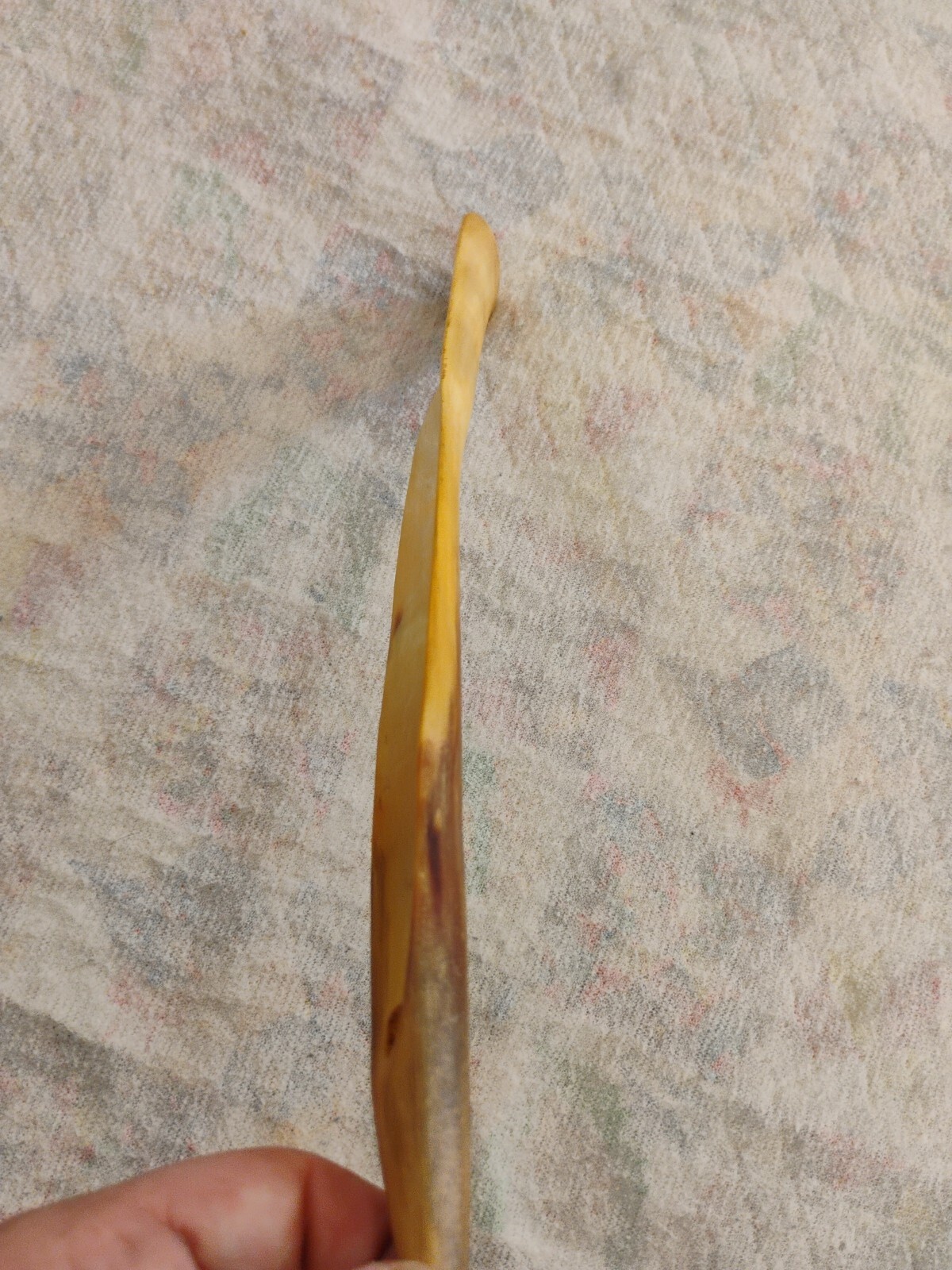 Vintage Saxone Ox Horn Shoe Horn Handmade In Scotland 15¼in Lanyard Hole Unique 