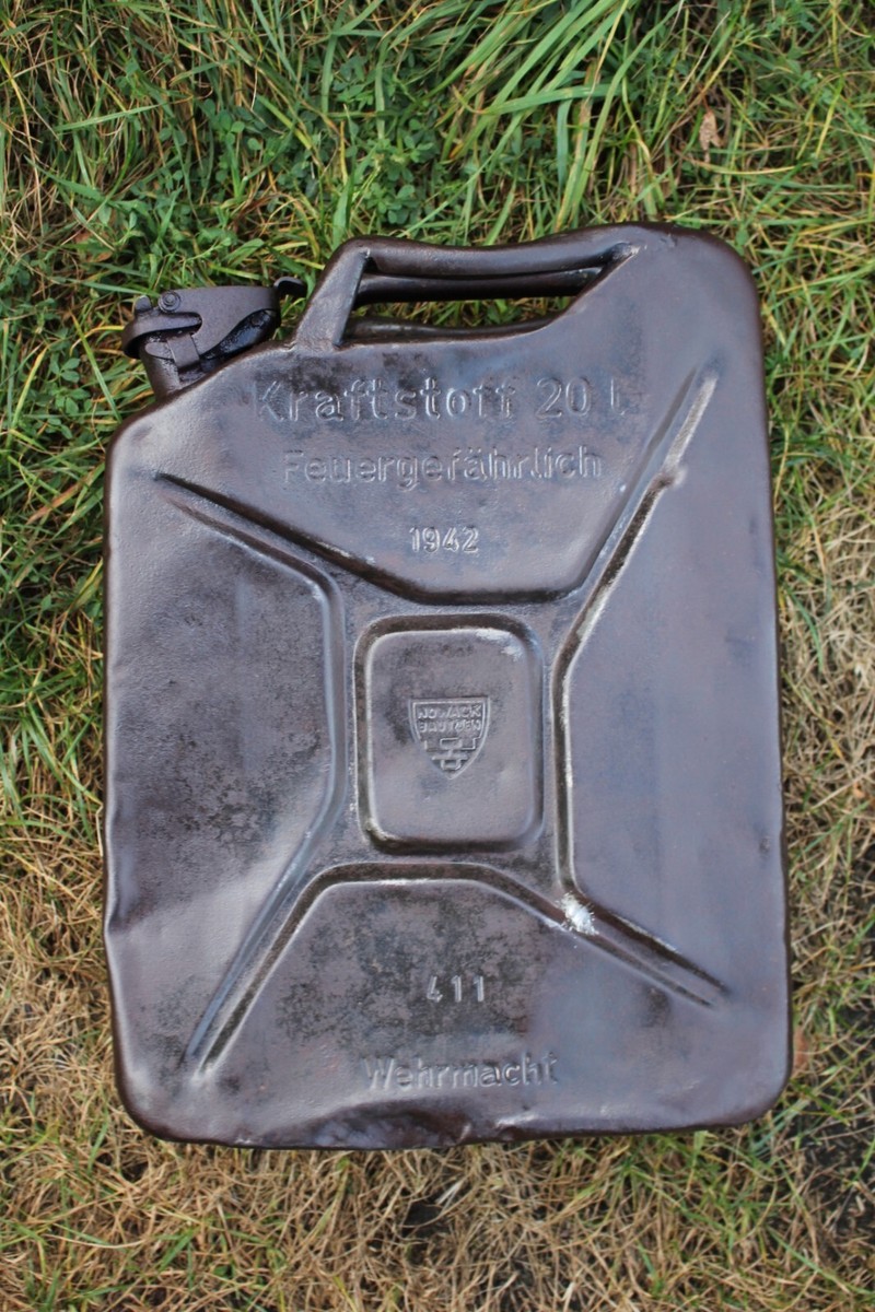 Kraftstoff 4368 ドイツ軍燃料缶 5L 物入れ ヴィンテージ ORIGINAL WW2 GERMAN ARMY JERRYCAN KRAFTSTOFF FUEL CANISTER