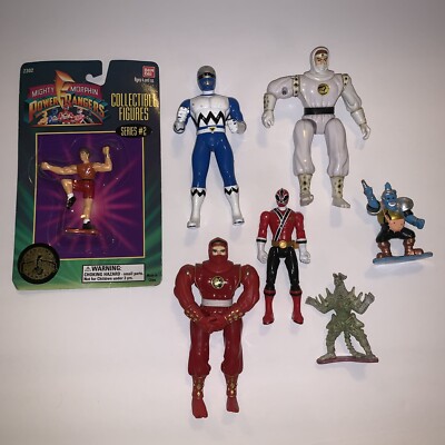 Power Rangers Lot Of 7 Action Figures 1 New In Package E11