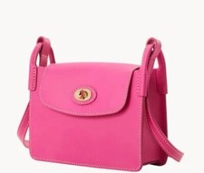 Nwt Dooney & Bourke Classic Sweety Crossbody Italian Leather Pinky Bag