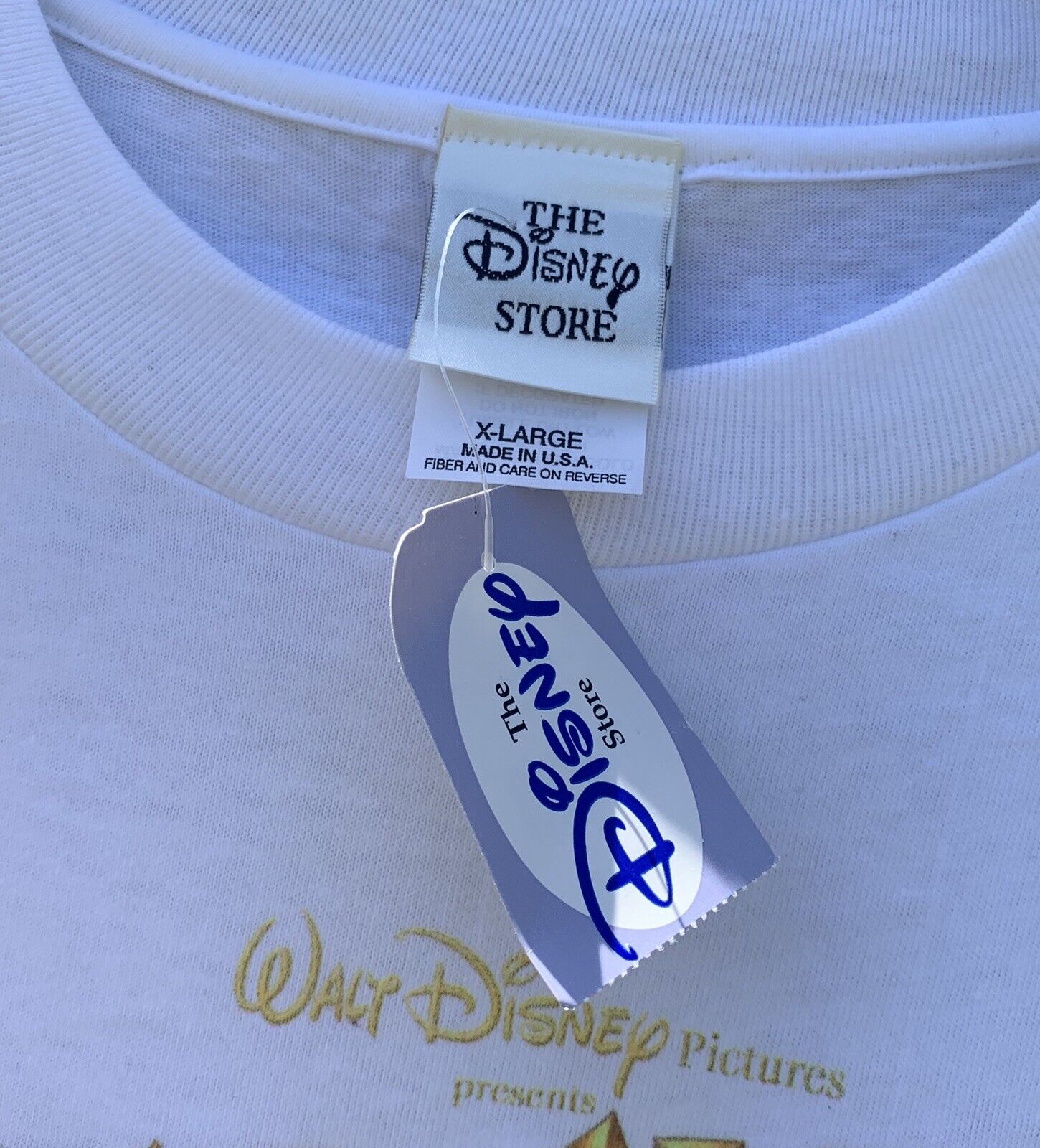 詰替え 【希少】90s USA製 Disney Hercules ロゴ Tシャツ ブルー