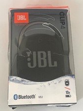JBL by HARMAN Clip 4 Portable Bluetooth V 5.1 Speaker New Black 10 Hours Battery
