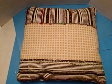 Pillow Throw Boho Hippie 2 Woven Textured Couch Accent Stripes Dots 19x19