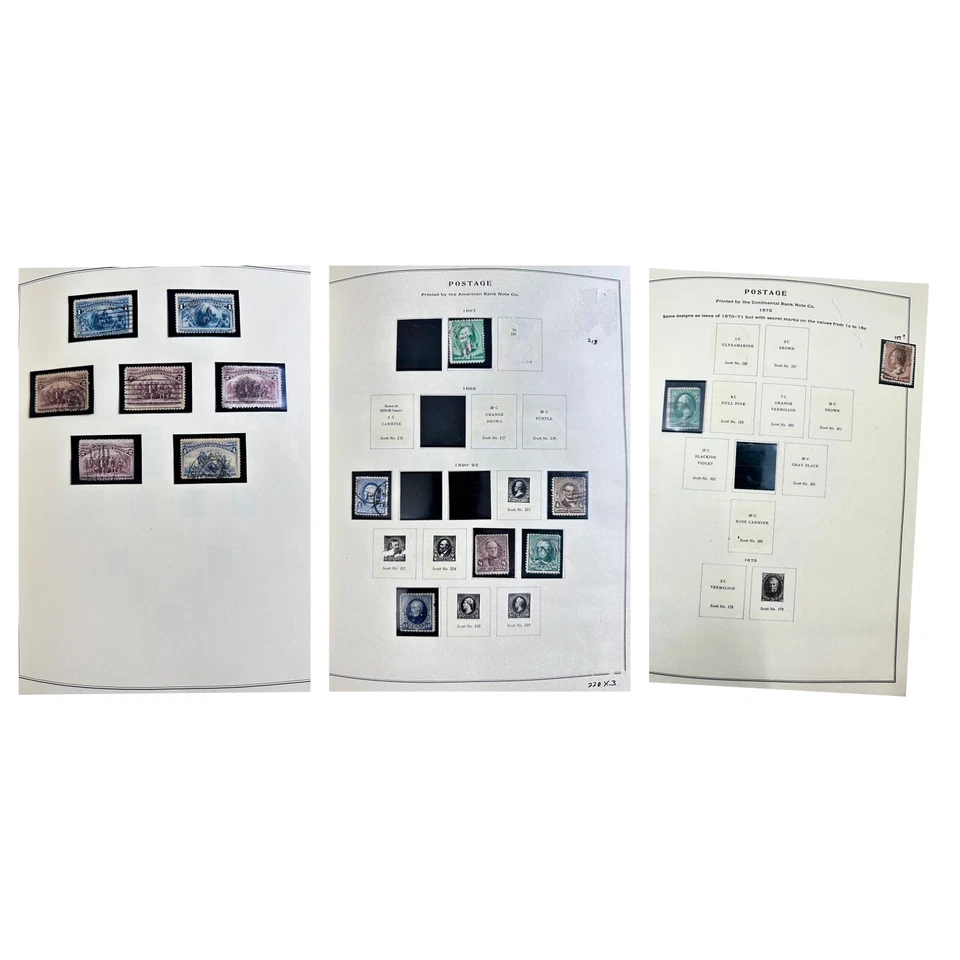 U.S. Stamp Estate Collection Scott National Postage Album Over 145 Photos - Image 3 of 4