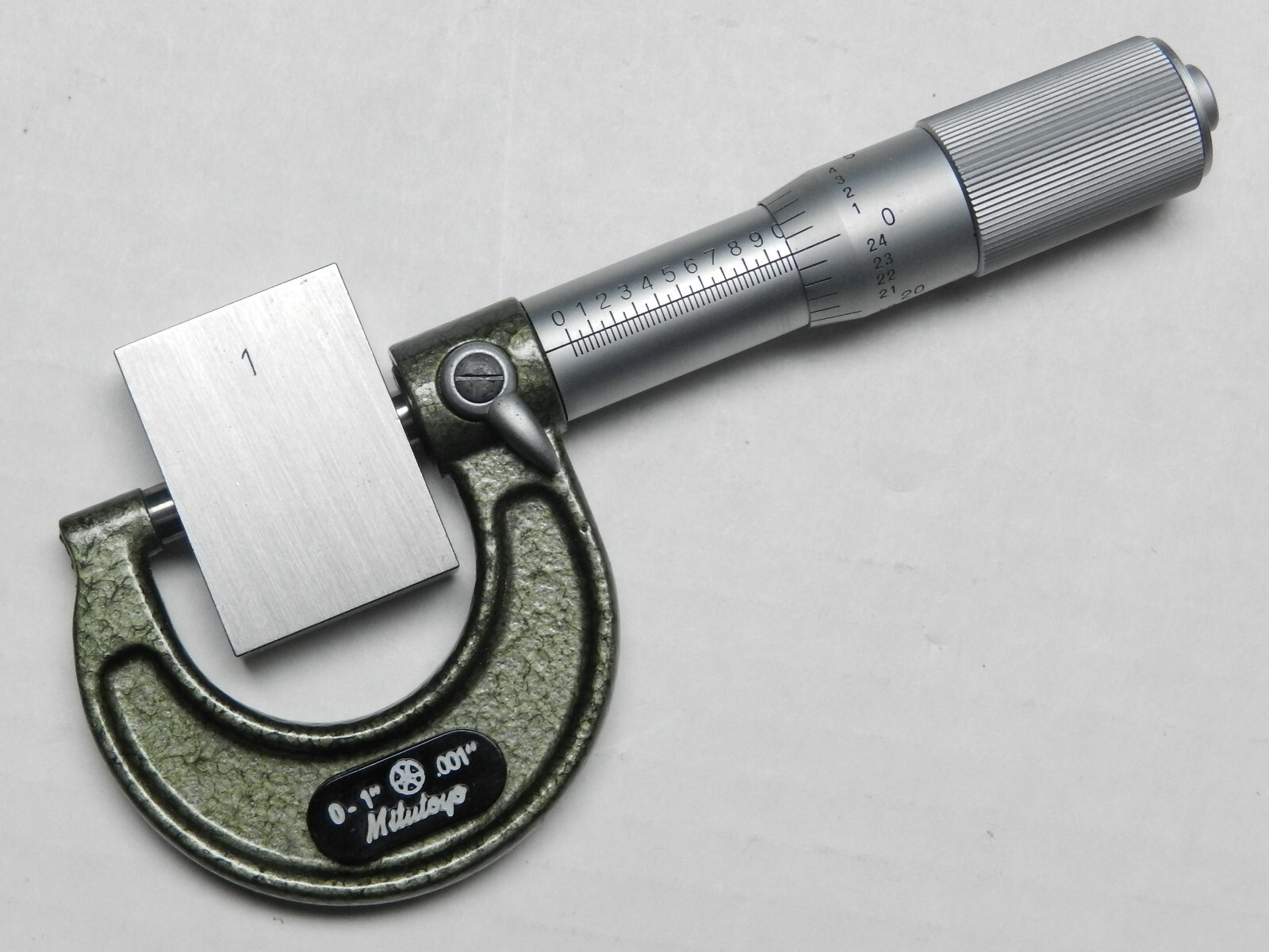 MITUTOYO 01” OUTSIDE MICROMETER No. 103127, MACHINIST TOOLS eBay