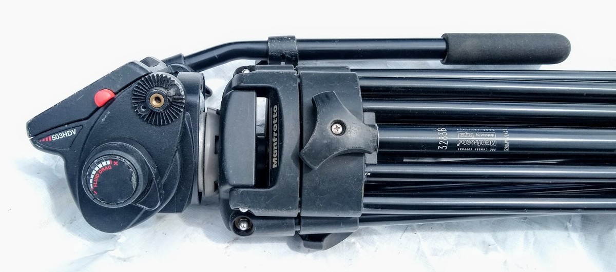 MANFROTTO FLUID HEAD 502HDV MANFROTTO 3283B TRIPOD