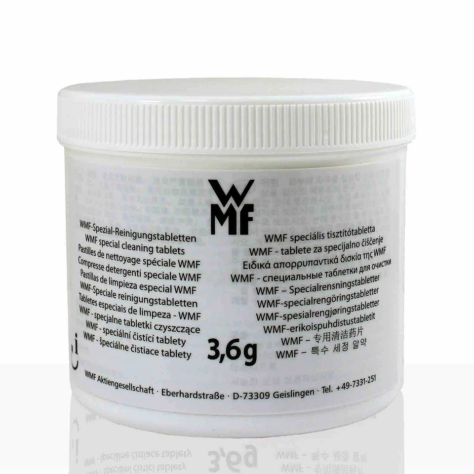 WMF Pastiglie detergenti speciali barattolo da 100 x 3,6 g per WMF Bistrot e altri