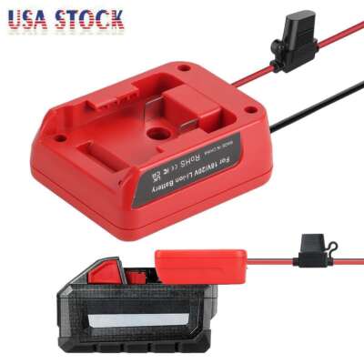 Power Wheels DIY Toys Adapter For Milwaukee M18 Battery 18V