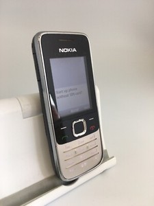 Unvollständiges Nokia 2730-c schwarz/silber unbekanntes Netzwerk Handy 2,0" Display