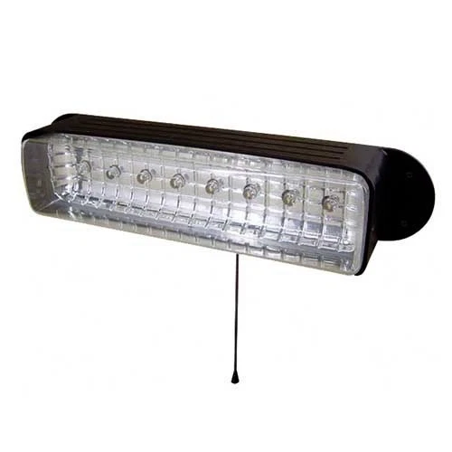 Solar Powered Shed Eaves 8 LEDs Path Garage Barn Patio Porch Wall Light Lamp - Image 2 of 4