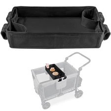 Stroller Snacks Tray for Wonderfold Wagon W4, Double Sided Bottom Padding - S...