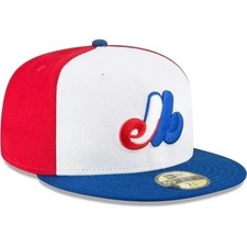 Montreal Expos White Cooperstown Series Men's 59FIFTY Baseball Cap (SEND IN BOX)