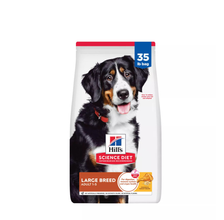 Hill's Science Diet Large Breed Chicken & Barley Dry Dog Food, 35lb Bag