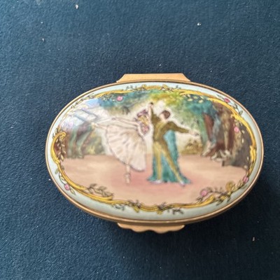 Seltene limitierte Halcyon Days Spieluhr emailliert. ''Der Traum'' 299/750.