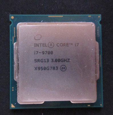 Intel Core i7-9700 3.00GHz 8 Core SRG13 8 Thread LGA 1151 CPU Processor Tested