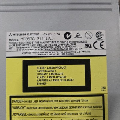 MITSUBISHI MF357G-3111UAL Floppy Disk Drive Lot