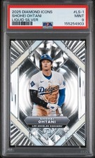 Shohei Ohtani 2025 Topps Diamond Icons #LS-1 Liquid Silver Case Hit PSA 9 Mint