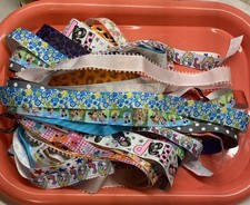 Lot Of 30 Mix Different Pattern Sizes 1 Yard each GROSGRAIN RIBBON