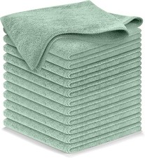 12 Pack Microfiber Cleaning Cloth 12.5x12.5 Inch Absorbent Towel Washing Cloth