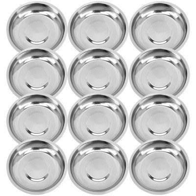 12 Pcs Edelstahlschüsseln Für Die Essenszubereitung Kleine Gewürzschalen