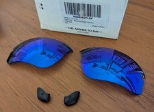 Replacement Sunglass Lenses nose pad for Oakley Flak Draft OO9364 Blue