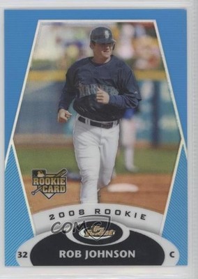 2008 Topps Finest Blue Refractor 51/299 Rob Johnson #146 3c7