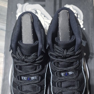 Jordan Air Jordan 11 Retro Space Jam Black White High Top Sneaker