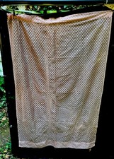 Vintage 70s Boho Open Weave Curtain One Panel...