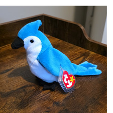 Ty Beanie Babies Rocket Blue Jay Plush, Ages 3 , 3-11 Years, Original with Tag