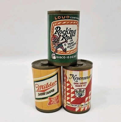 Vintage Chug a Can Candy #6 Milder, 14 Rocking Roll, 20  Beer Fleer wacky 80s 