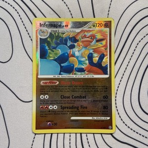 Pokemon TCG Infernape 3/100 Stormfront 2008 Reverse Holo Rare LP