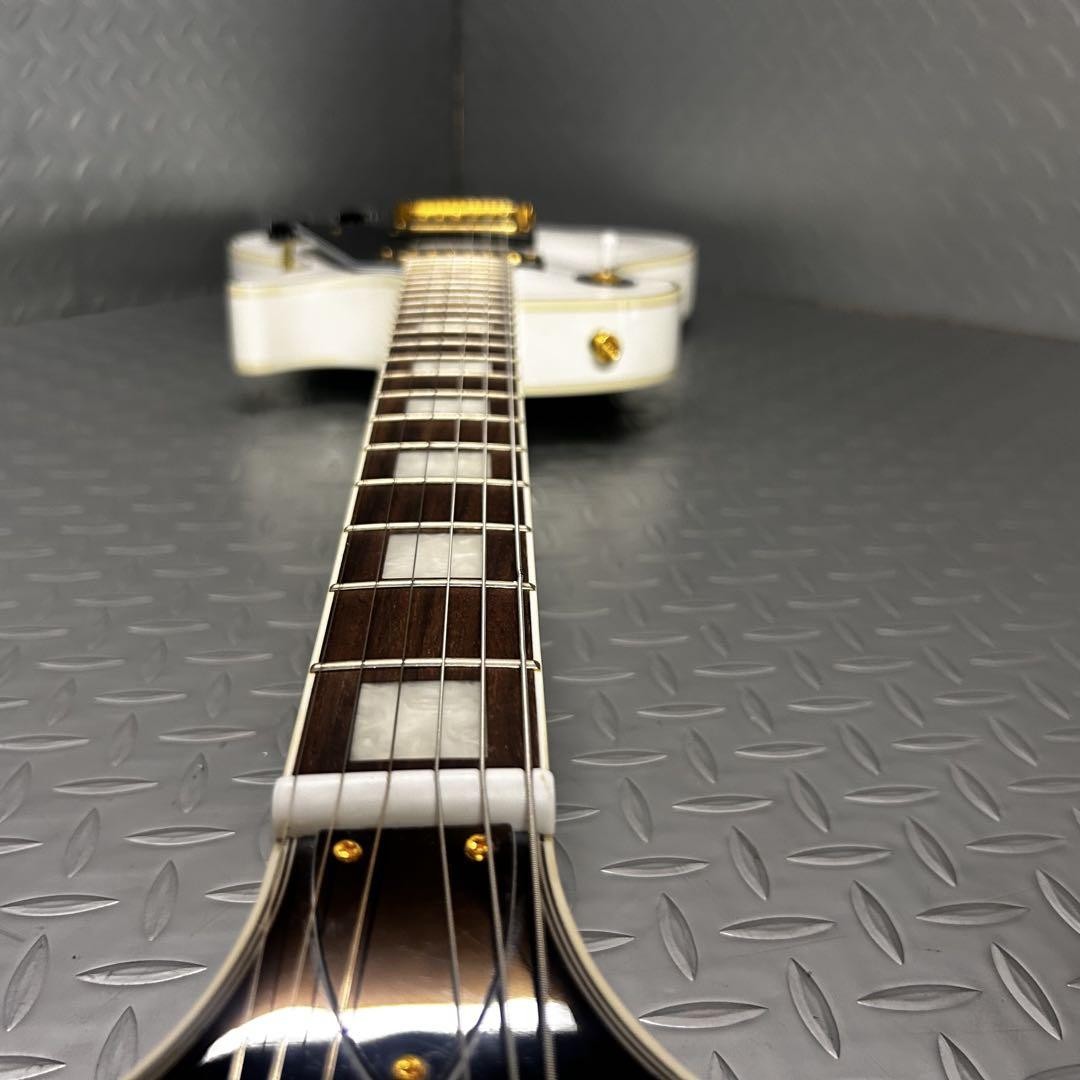 Blitz by ARIA PRO II Les Paul Custom type White Electric Guitar