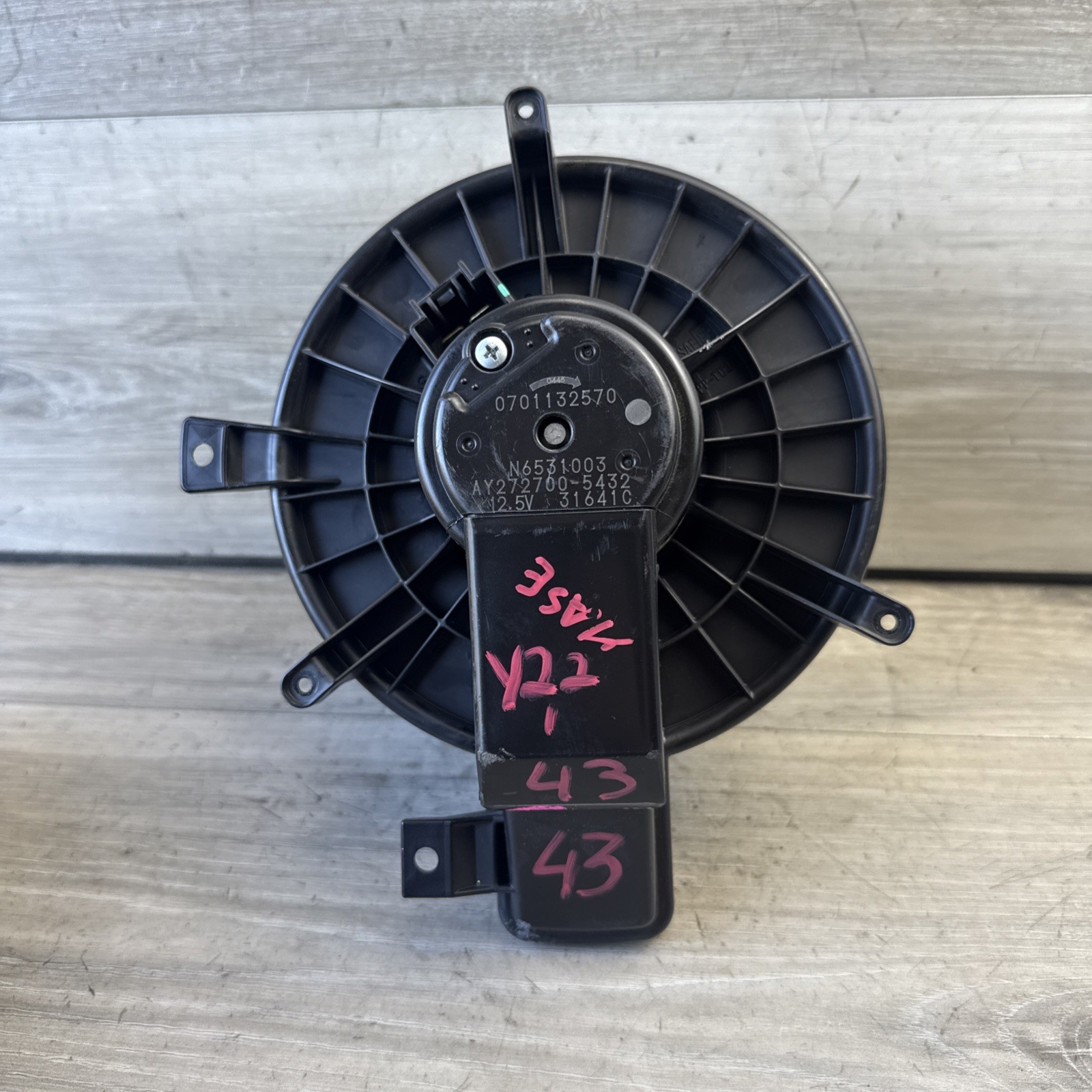 ✅ 2014-17 Maserati Ghibli HVAC AC Air Heater Blower Fan Motor AY2727005432 Oem ✅