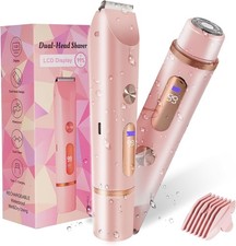 Bikini Trimmer for Women 2in1 High Power Epilators Hair Removal Waterproof Elect