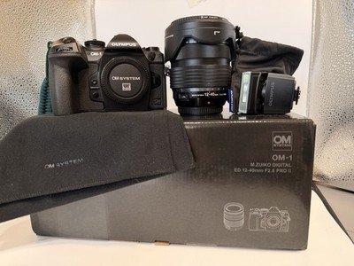 Olympus OM System OM-1 Mark I Camera Black with M.Zuiko 12-40mm f/2.8 Pro II