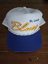 St Louis Blues Hat 47 Brand OG Logo  White Sn...