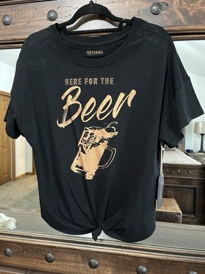 Here For The Beer Women s Shirt By Shyanne So Large Great For Parties / Concerts