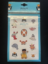 Jellycat Stickers Summer Collection 2026 Sticker Sheet