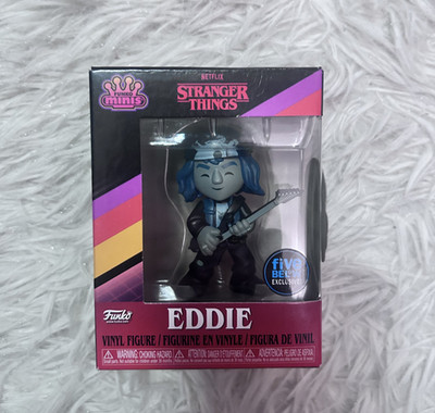 FUNKO Mini: EDDIE Gray Scale chase variant STRANGER THINGS (5 Below EXCLUSIVE)
