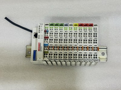 BECKHOFF BC9000 ETHERNET TCP/IP BUS TERMINAL CONTROLLER WITH INPUTOUTPUT MODULES