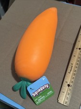 Sunny Days Jumbo Squeezy Carrot Squishy Stress Fidget Sensory Viral Toy