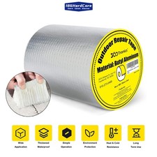 6"x16ft Aluminum Foil Butyl Tape Rubber- Waterproof RV Roof Repair Seal Patch